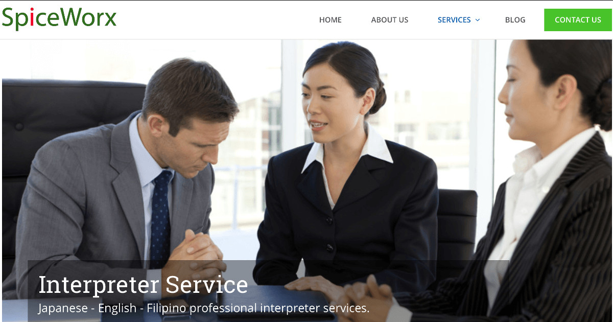 Interpreter Services SpiceWorx Consultancy, Inc.